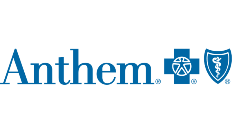 Anthem Blue Cross Blue Shield health insurance logo accepted for treatment